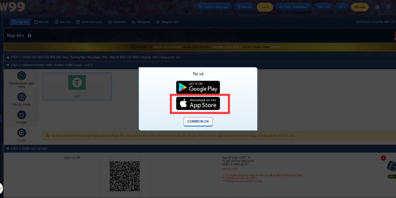 tải app uw99 về điện thoại IOS